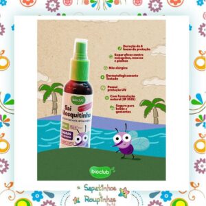 Bioclub-Repelente Spray Infantil Sai Mosquitinho 120ML - Imagem 3