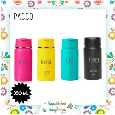 Pacco - Tumbler Térmico com Infusor Com Gravação A Laser