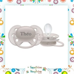 Philips Avent - Chupeta Ultra Soft - 6 á 18m Com Embalagem Em Metal Com Gravação A Laser - Imagem 5