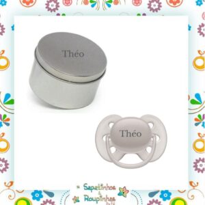 Philips Avent - Chupeta Ultra Soft - 6 á 18m Com Embalagem Em Metal Com Gravação A Laser - Imagem 3