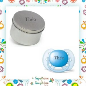 Philips Avent - Chupeta Ultra Soft - 6 á 18m Com Embalagem Em Metal Com Gravação A Laser - Imagem 3