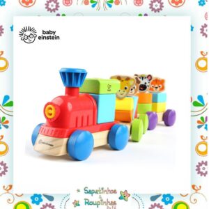 Baby Einstein - Trenzinho Interativo Discovery Wooden Toy - Imagem 3