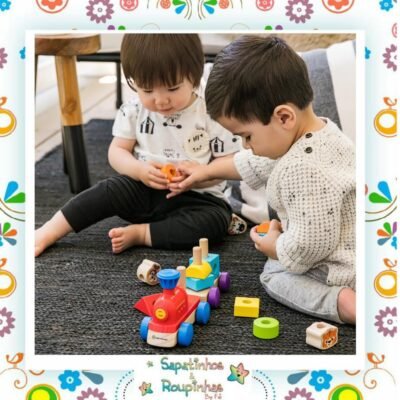 Baby Einstein - Trenzinho Interativo Discovery Wooden Toy