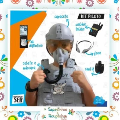 Multikids Baby - Kit Piloto Infantil Brincando De Ser