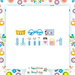 Disney Minnie Mouse - Maleta 3 em 1 Consultório da Minnie com Acessórios Multikids - Imagem 5