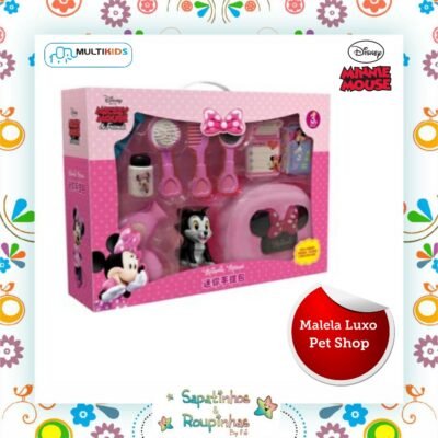 Disney Minnie Mouse- Maleta Luxo Minnie Pet Shop Multikids