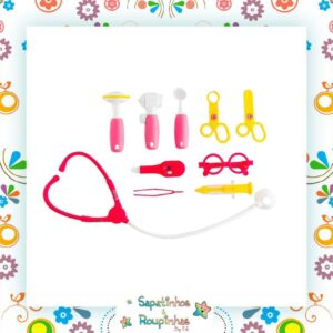 Disney Minnie Mouse - Maleta de Viagem Minnie Médico Play Set 3 em 1 Multikids - Imagem 4