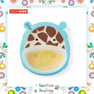Skip Hop - Prato De Treinamento Girafa Com Gravação A Laser