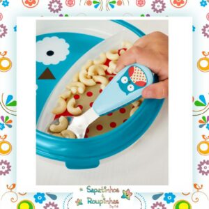 Skip Hop - Prato De Treinamento Coruja Com Gravação A Laser - Imagem 4