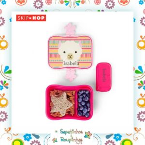 Skip Hop - Kit Lanche Zoo Lhama Com Gravação A Laser - Imagem 4