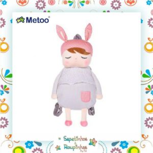 Büp Baby - Mochila Metoo doll Angela Classica Cinza - Imagem 3