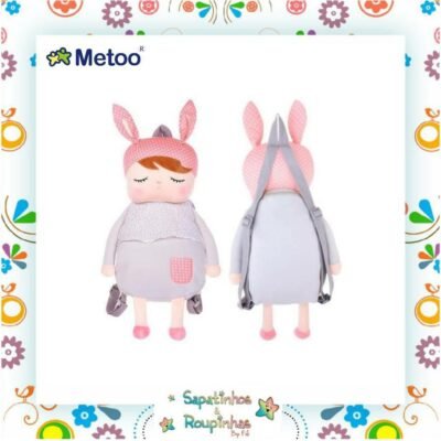 Büp Baby - Mochila Metoo doll Angela Classica Cinza