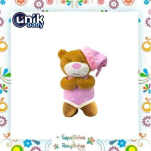 Unik Baby - Ursinho De Pelúcia Que Ora O Pai Nosso Com Embalagem Em Metal Com Gravação A Laser - Imagem 5