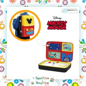 Disney Mickey Mouse - Mochila de Atividades do Mickey Com Canetinhas e Acessórios Multikids