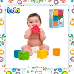 Toyster - Brinquedo Cubos Divertidos De Silicone BDA
