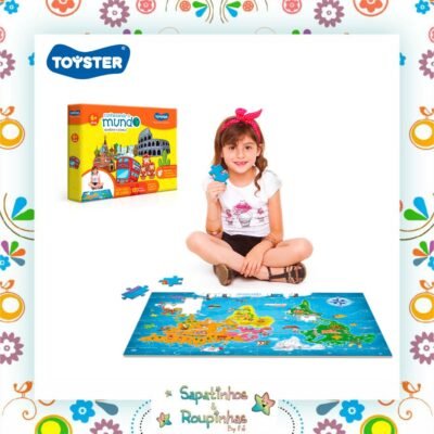Toyster - Quebra-cabeça Conhecendo o Mundo