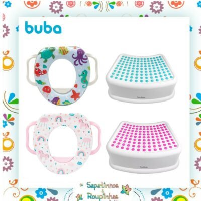 Buba - Kit Desfralde Degrau Antiderrapante + Acento Redutor 18m+
