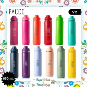 Pacco - Garrafa Térmica Hydra V2 650ml Com Gravação A Laser