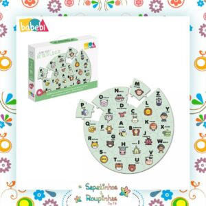 Babebi - Quebra-Cabeça Alfabeto Caracol