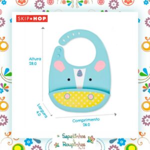 Skip Hop - Babador Cata Migalhas De Silicone Zoo - Imagem 7