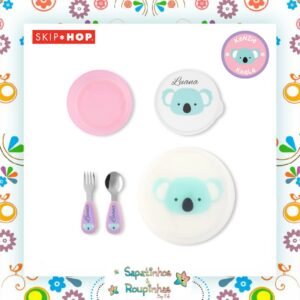 Skip Hop - Kit De Alimentação Zoo Coala 5 peças Com Gravação A Laser - Imagem 3
