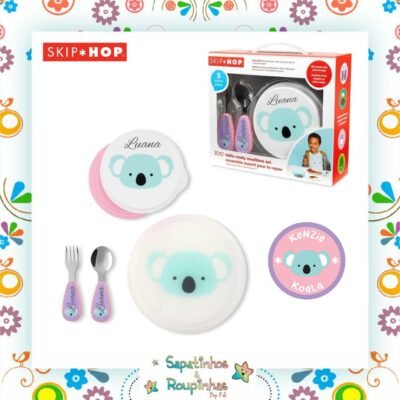 Skip Hop - Kit De Alimentação Zoo Coala 5 peças Com Gravação A Laser