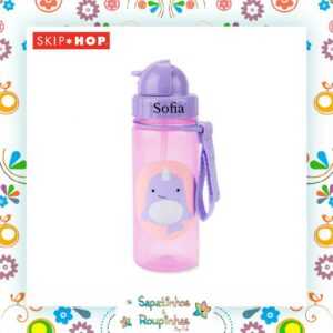 Skip Hop - Garrafa Flip Zoo - Skip Hop Com Gravação A Laser - Imagem 7