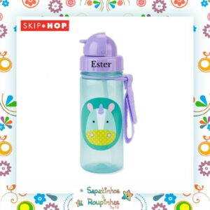 Skip Hop - Garrafa Flip Zoo - Skip Hop Com Gravação A Laser - Imagem 6