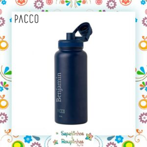 Pacco - Kit 3 produtos na Cor Azul Marinho Com Gravação A Laser - Imagem 6