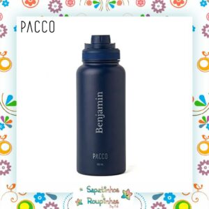 Pacco - Kit 3 produtos na Cor Azul Marinho Com Gravação A Laser - Imagem 5