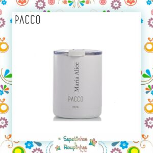 Pacco - Kit 3 produtos na Cor Branca Com Gravação A Laser - Imagem 4