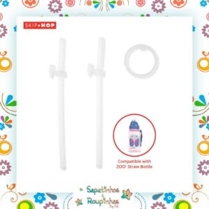Skip Hop - Kit Canudo de Reposição Para as Garrafas Zoo 350ml - Imagem 3