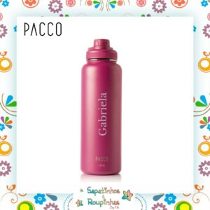 Pacco  - Kit 3 produtos na Cor Fucsia Com Gravação A Laser - Imagem 2
