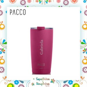 Pacco  - Kit 3 produtos na Cor Fucsia Com Gravação A Laser - Imagem 3
