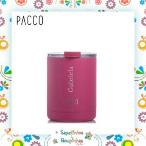 Pacco  - Kit 3 produtos na Cor Fucsia Com Gravação A Laser - Imagem 4