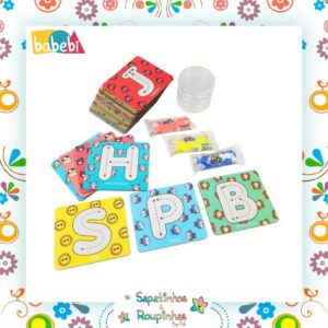 Babebi - Alfabeto de Massinha Brinquedo Educativo - Imagem 4