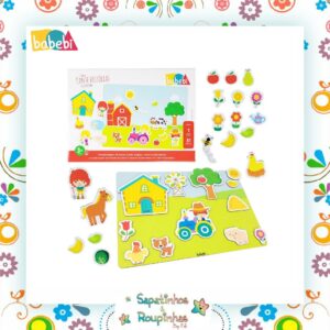 Babebi - Quadro Conte Histórias Fazendinha