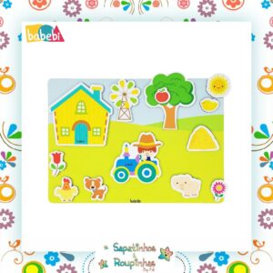 Babebi - Quadro Conte Histórias Fazendinha - Imagem 3