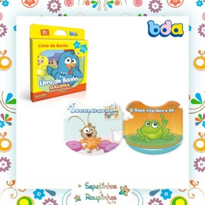 Toyster - Livro de banho Galinha Pintadinha BDA