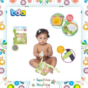 Toyster - Livro de tecido filhotes da fazenda BDA