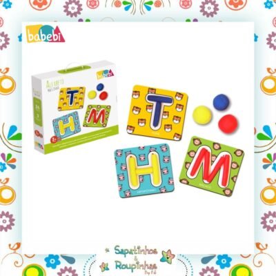 Babebi - Alfabeto de Massinha Brinquedo Educativo