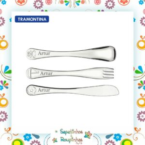 Tramontina – Jogo de Talheres Infantil 3 Peças Com Gravação A Laser - Imagem 5