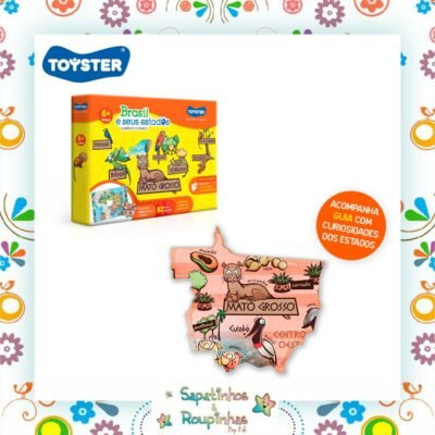 Toyster - Quebra-cabeça Brasil E Seus Estados
