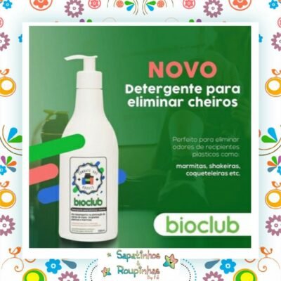 Bioclub - Detergente Para Eliminar Cheiros De Utensílios 500Ml