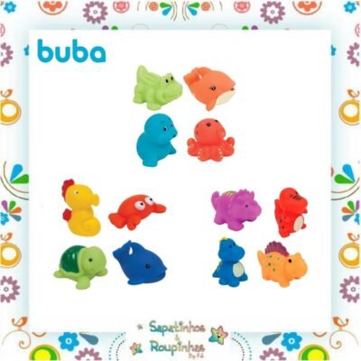 Buba - Bichinhos de Banho 4 Unidades