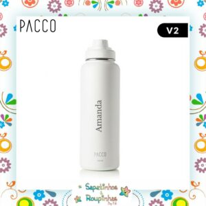 Pacco - Kit 2 Produtos Na Cor Branca Com Gravação A Laser - Imagem 6