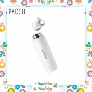 Pacco - Kit 2 Produtos Na Cor Branca Com Gravação A Laser - Imagem 4