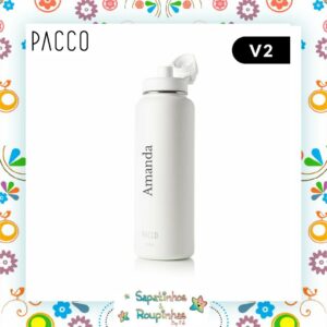 Pacco - Kit 2 Produtos Na Cor Branca Com Gravação A Laser - Imagem 5