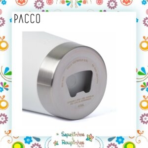 Pacco - Kit 2 Produtos Na Cor Branca Com Gravação A Laser - Imagem 3