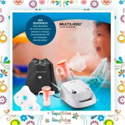 Multilaser - Nebulizador Compressor Nebplus